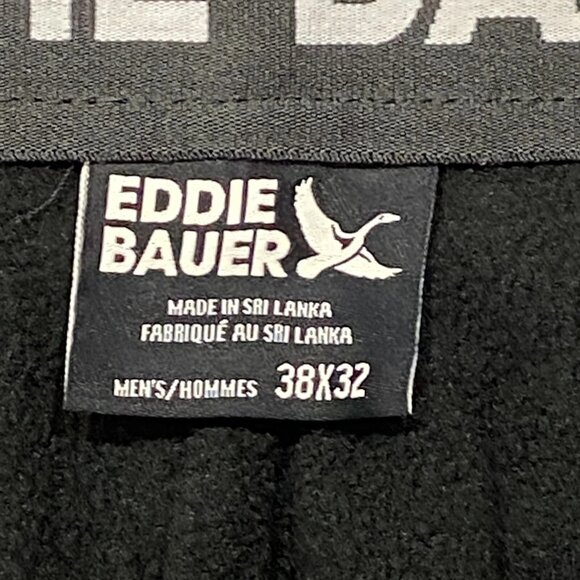 Eddie Bauer Fleece Lined Tech Pants Mens 38 x 32 Gray Water Repellent Insulated - Picture 7 of 13